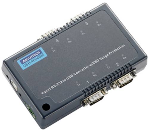 Advantech USB-4604BM-AE Schnittstellen-Wandler RS-232, RS-422, RS-485, USB Anzahl Ausgänge: 4 x 12