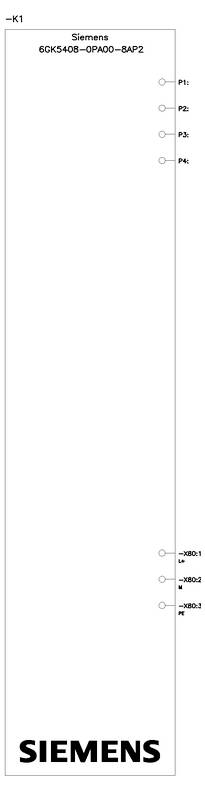 Eine schwarze elektronische Komponente mit der Markierung „P 0415J