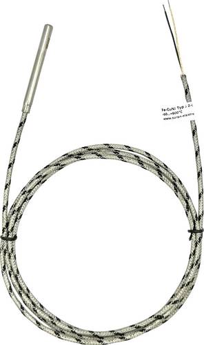 Enda Thermoelement K1-TC-J-6x60-2M-600°C Fühler-Typ J Messbereich Temperatur-50 bis 600 °C Kabell