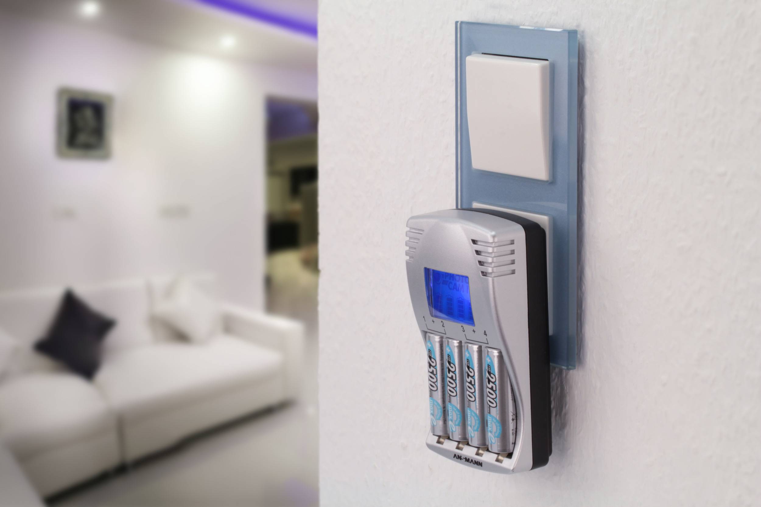 Ansmann Photocam IV Rundzellen-Ladegerät NiCd, NiMH Micro (AAA), Mignon (AA)