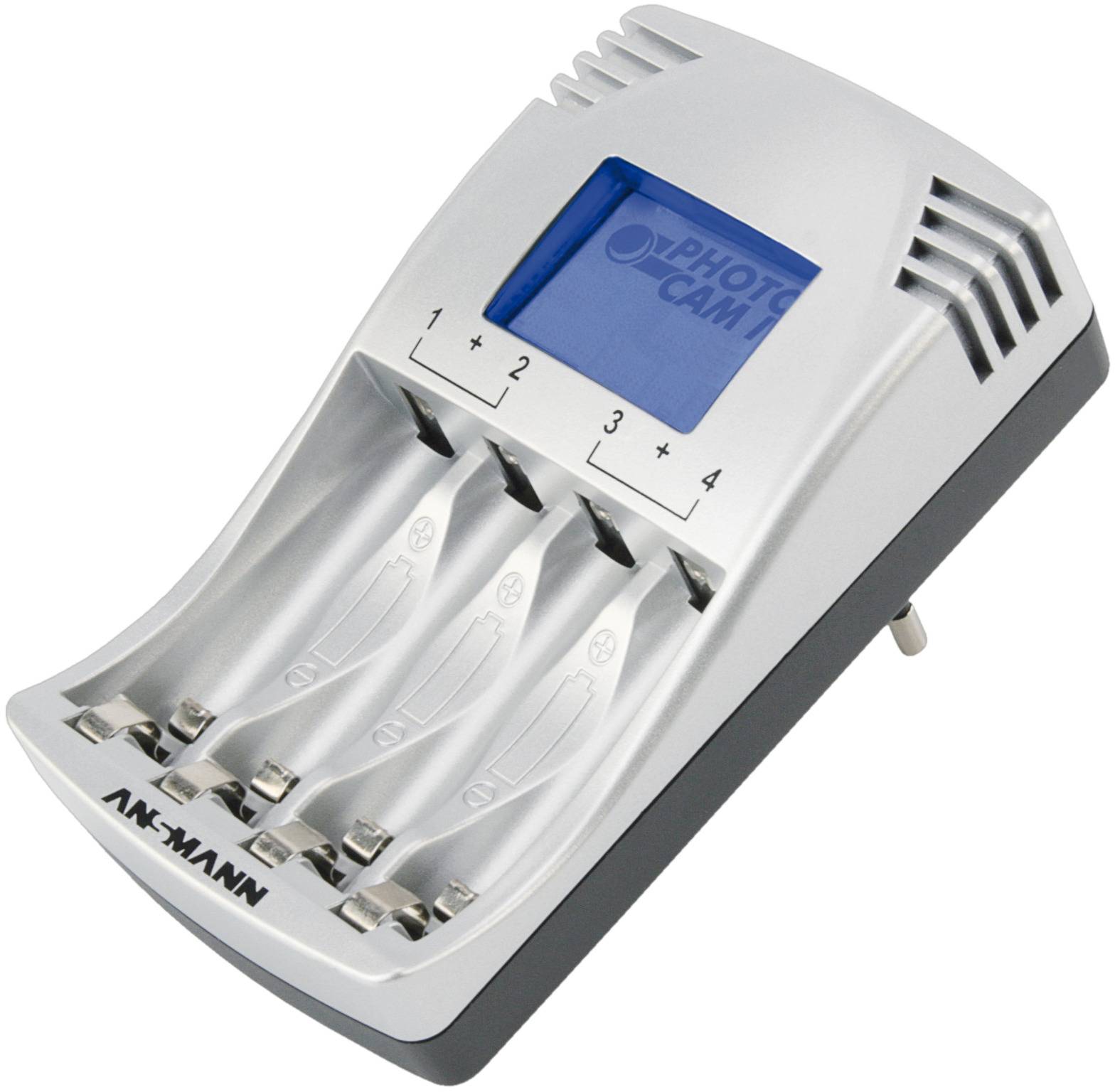 Ansmann Photocam IV Rundzellen-Ladegerät NiCd, NiMH Micro (AAA), Mignon (AA)