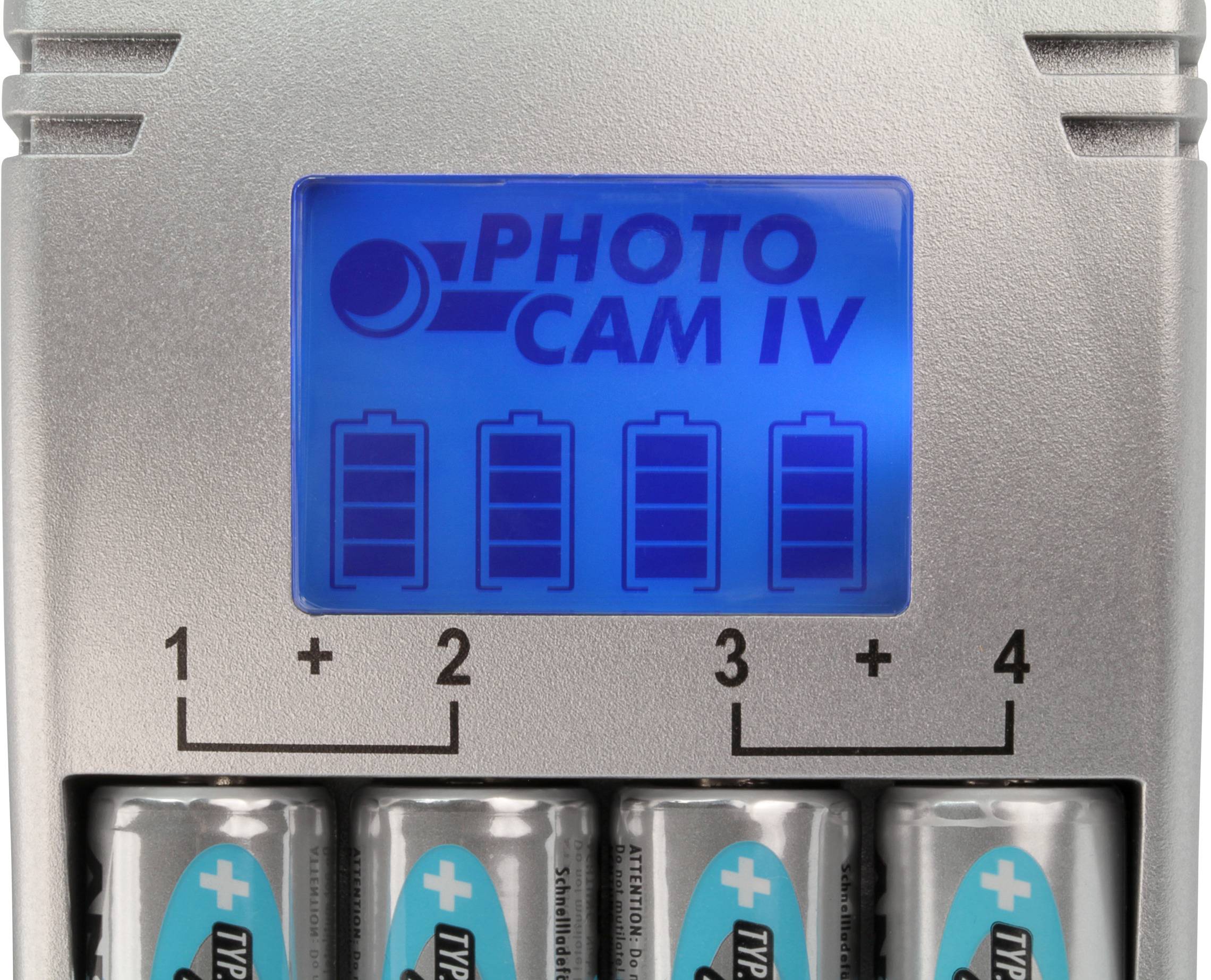 Ansmann Photocam IV Rundzellen-Ladegerät NiCd, NiMH Micro (AAA), Mignon (AA)