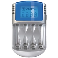 Varta LCD Charger 4x5716 & 12V & USB Rundzellen-Ladegerät NiMH Micro (AAA), Mignon (AA) Varta LCD Charger 4x5716 & 12V & USB Rundzellen-Ladegerät NiMH Micro (AAA), Mignon (AA)