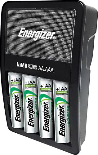 Energizer Maxi Charger Rundzellen-Ladegerät inkl. Akkus NiMH Micro (AAA), Mignon (AA)