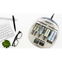 Ansmann Energy 8 plus Rundzellen-Ladegerät NiCd, NiMH Micro (AAA), Mignon (AA), Baby (C), Mono (D), 9V Block Ansmann Energy 8 plus Rundzellen-Ladegerät NiCd, NiMH Micro (AAA), Mignon (AA), Baby (C), Mono (D), 9V Block