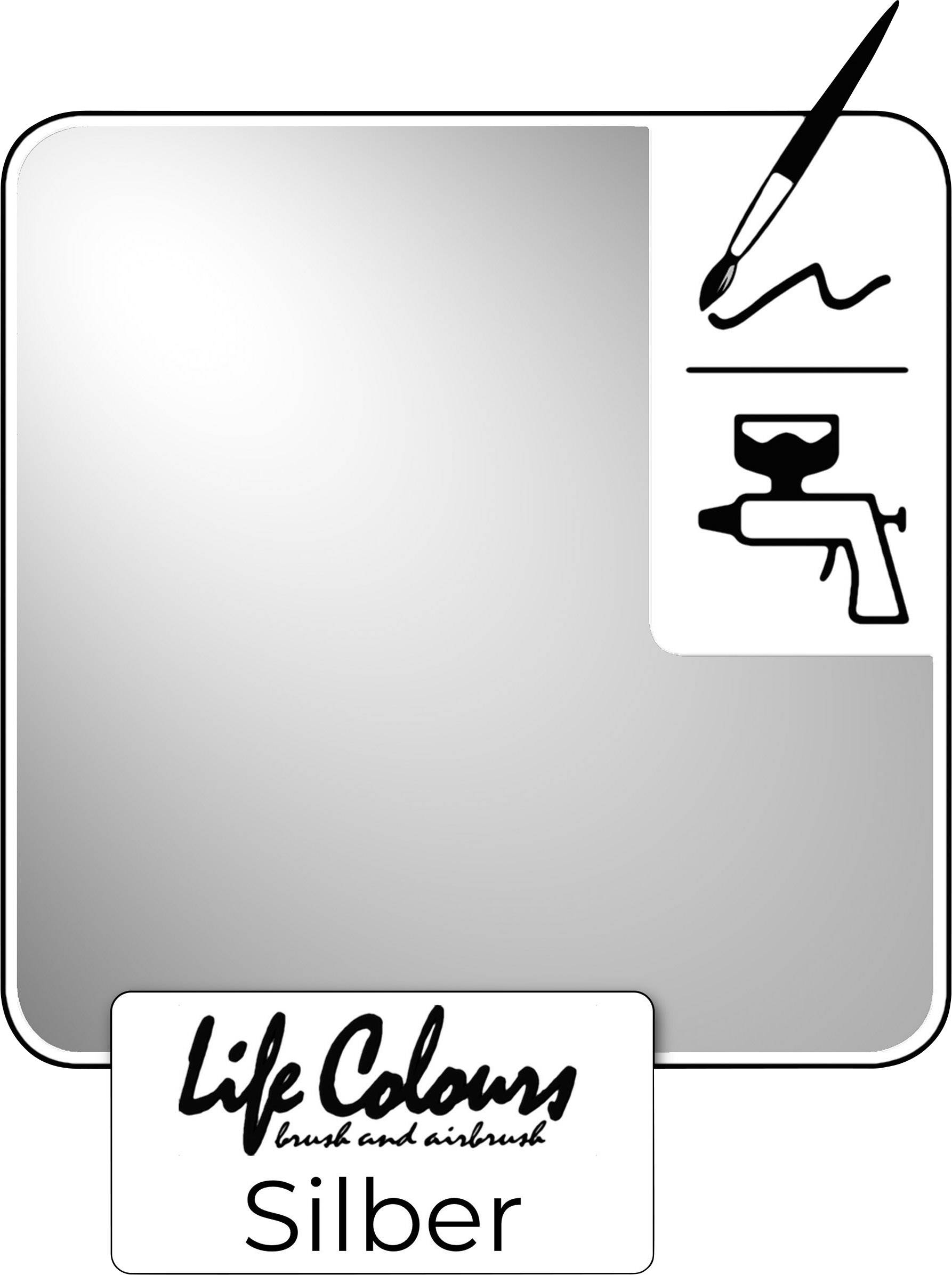 Elita LC000079-HG-015 Modellbau-Farbe Silber (metallic) hochglänzend 15 ml