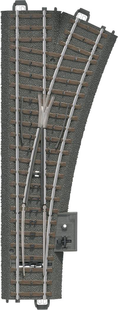 Märklin H0 C-Gleis (mit Bettung) 24612 Weiche, rechts 188.3mm 1St.