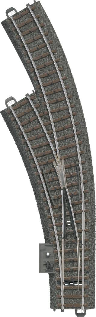 Märklin H0 C-Gleis (mit Bettung) 24671 Bogenweiche, links 1 St.