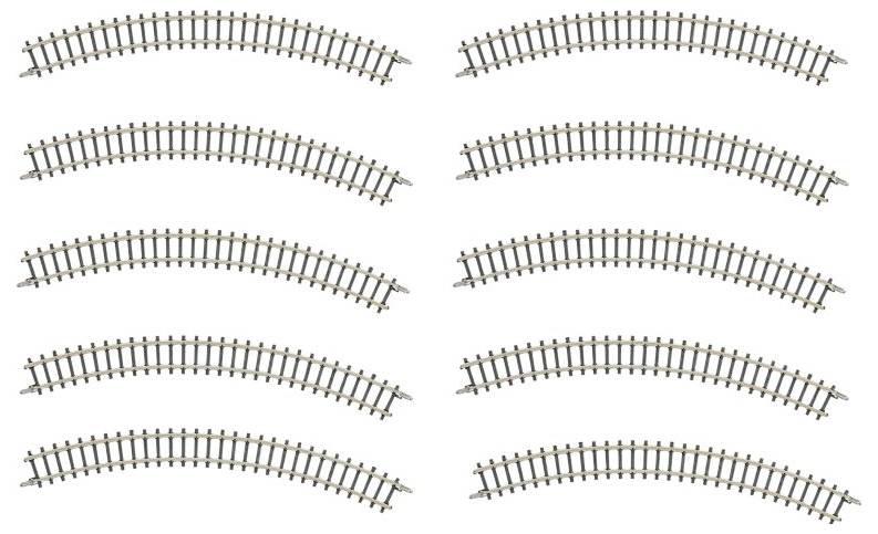 Märklin 8510 Z miniclub Gleis Gebogenes Gleis 45° 145mm 10St.