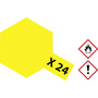 Tamiya Acrylfarbe Klar-Gelb (glänzend) X-24 Glasbehälter 23ml
