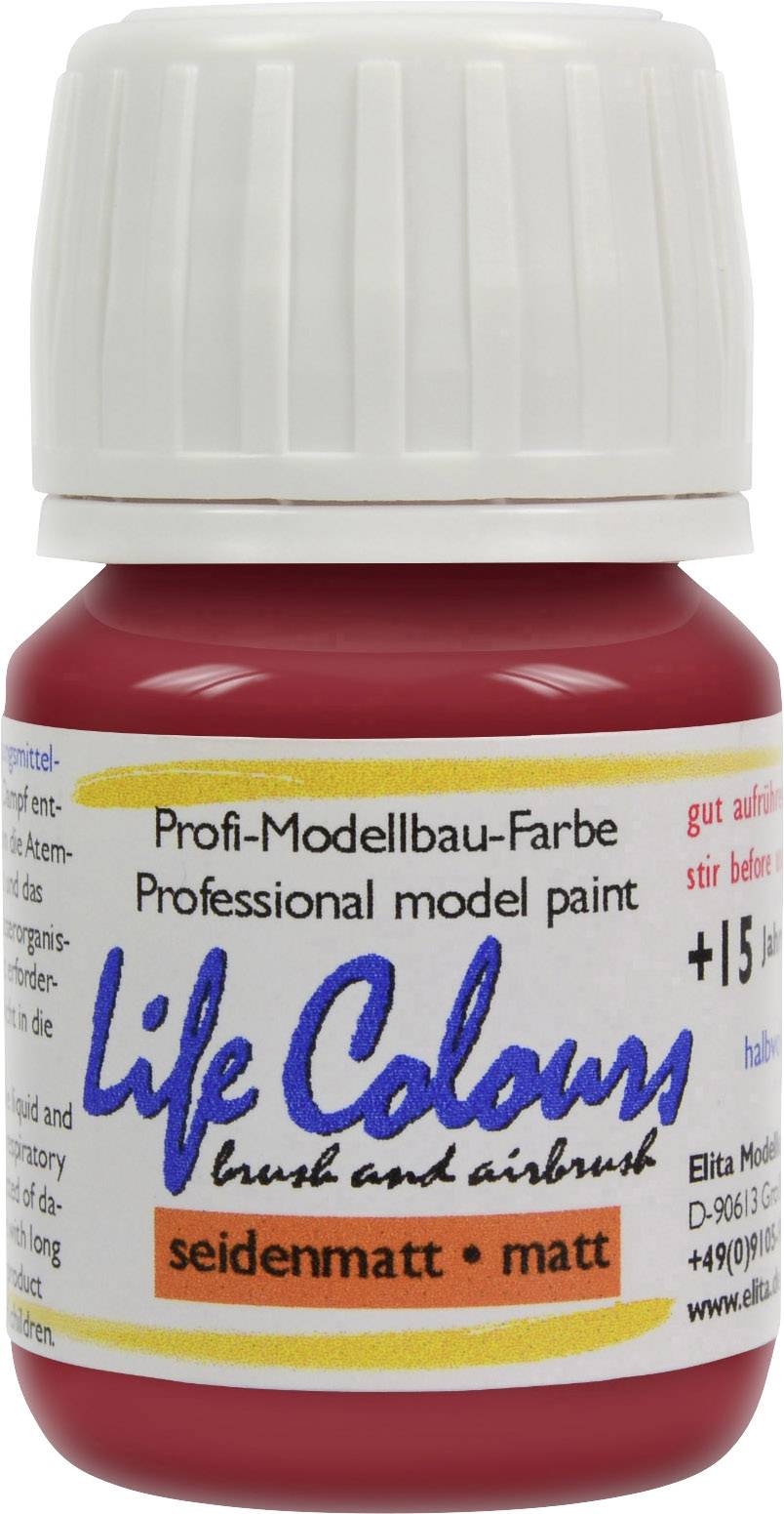 Elita LC003001-SM-015 Modellbau-Farbe Signal-Rot 15 ml