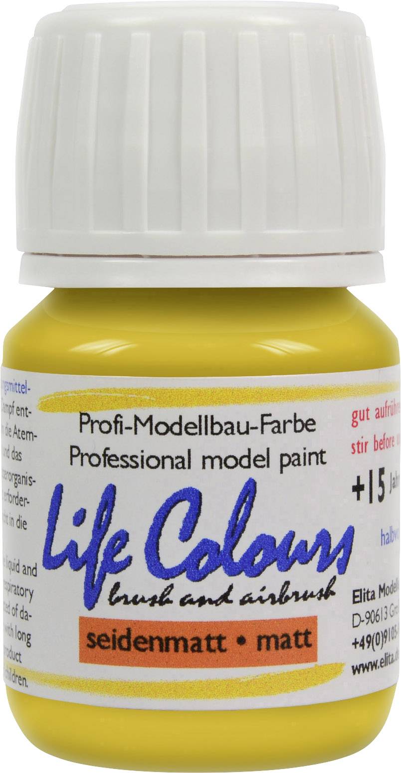 Elita LC001004-SM-015 Modellbau-Farbe Goldgelb 15ml
