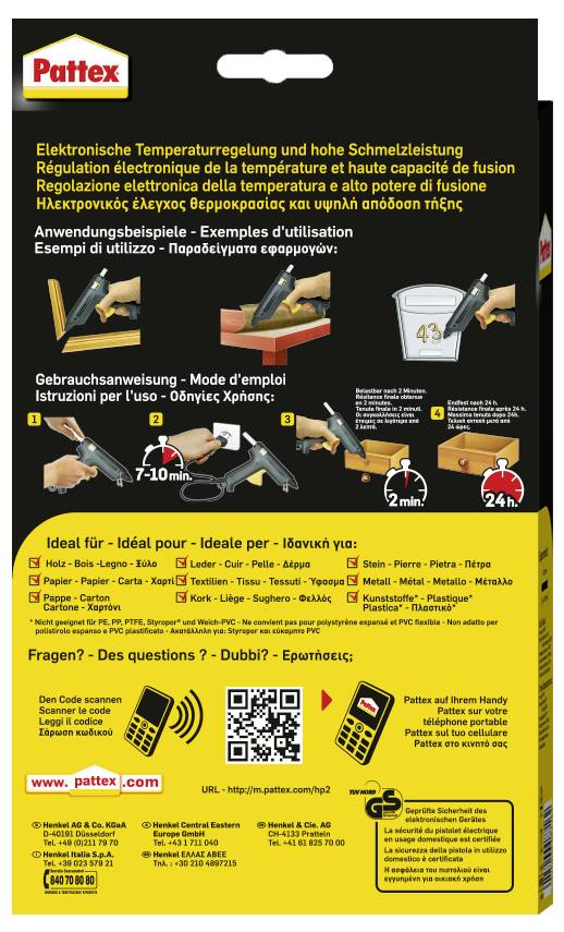 Pattex Heißklebepistole 11mm 45W 1 Set