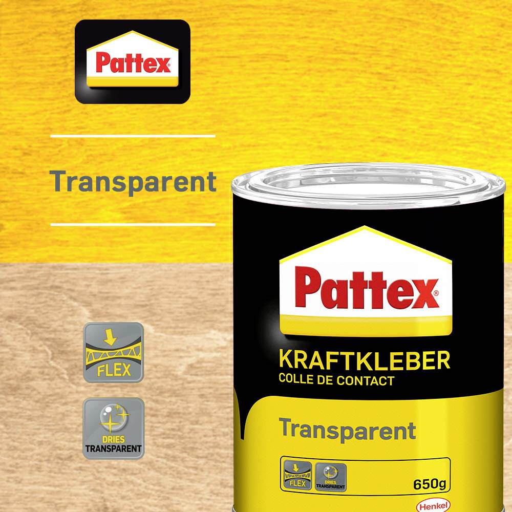 Pattex Transparent Kontaktkleber PXT3C 650g