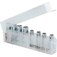 Ansmann Foto Plus 8 Batteriebox 8x Micro (AAA), Mignon (AA), CR 123 (L x B x H) 160 x 22 x 55mm Ansmann Foto Plus 8 Batteriebox 8x Micro (AAA), Mignon (AA), CR 123 (L x B x H) 160 x 22 x 55mm
