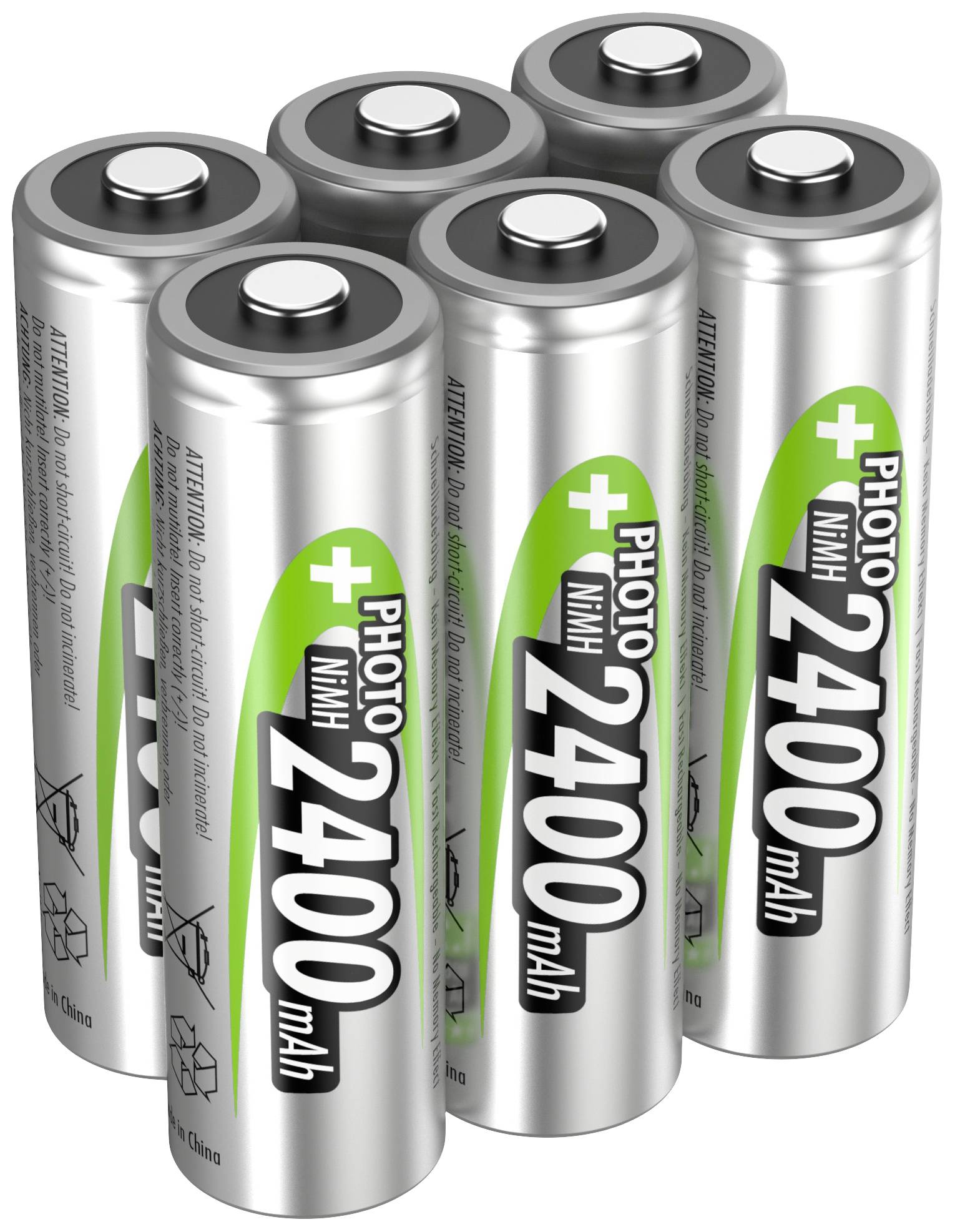 Ansmann 4+2 HR06 Mignon (AA)-Akku NiMH 2400 mAh 1.2 V 6 St.