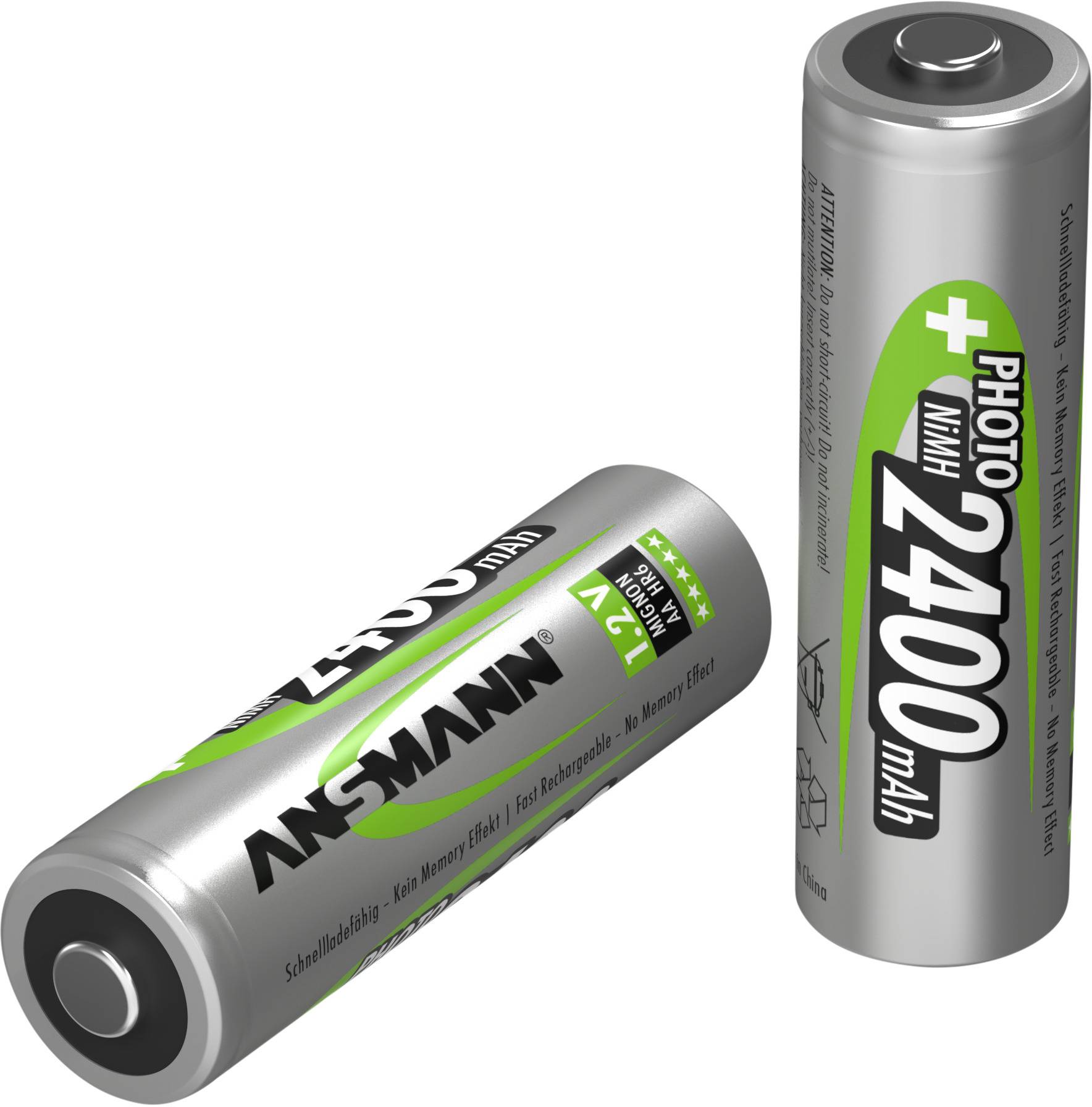 Ansmann 1322-0000-510 Mignon (AA)-Akku NiMH 2400 mAh 1.2V 6St.