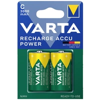 Varta RECH.AC.Power C3000mAh BLI2 Baby (C)-Akku NiMH 3000 mAh 1.2V 2St. Varta RECH.AC.Power C3000mAh BLI2 Baby (C)-Akku NiMH 3000 mAh 1.2V 2St.