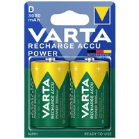 Varta RECH.AC.Power D3000mAh BLI2 Mono (D)-Akku NiMH 3000 mAh 1.2V 2St. Varta RECH.AC.Power D3000mAh BLI2 Mono (D)-Akku NiMH 3000 mAh 1.2V 2St.