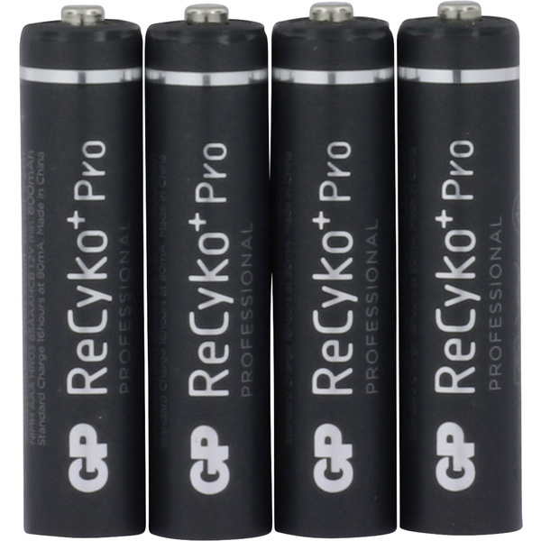 GP Batteries ReCyko+ HR03 Micro (AAA)-Akku NiMH 800 mAh 1.2V 4St.