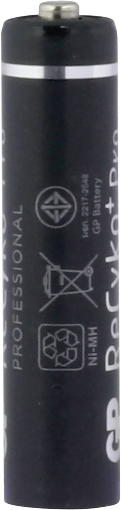 GP Batteries ReCyko+ HR03 Micro (AAA)-Akku NiMH 800 mAh 1.2 V 4 St.
