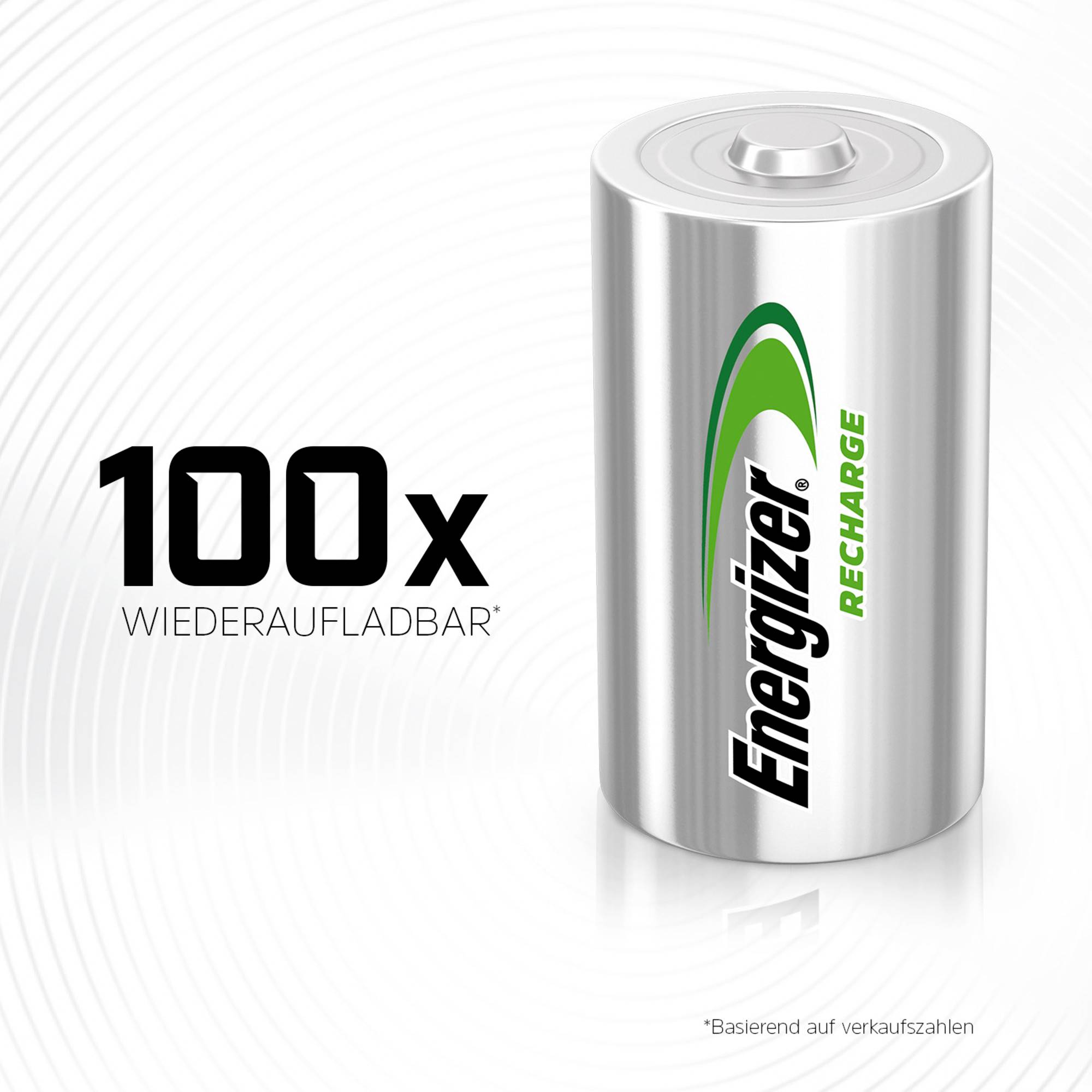 Energizer Power Plus HR20 Mono (D)-Akku NiMH 2500 mAh 1.2V 2St.