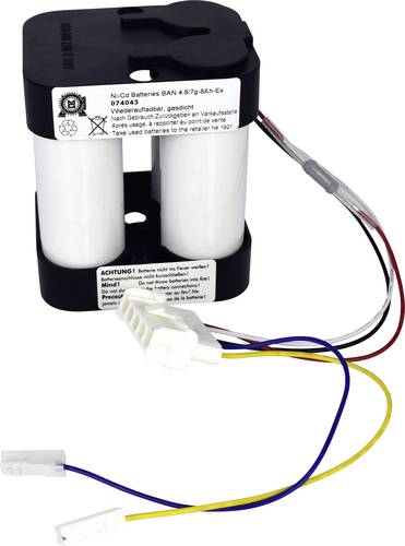 Eisemann Handlampen-Akku ersetzt Original-Akku HSE7EX / SEB8 ex 4.8V 8000 mAh