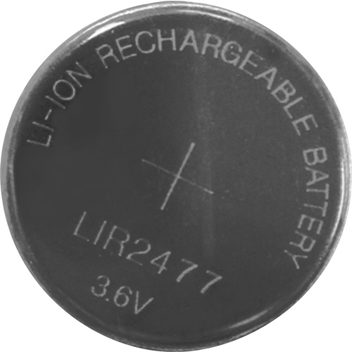LIR2477 Knopfzellen-Akku LIR 2477 Lithium 180 mAh 3.6V 1St.