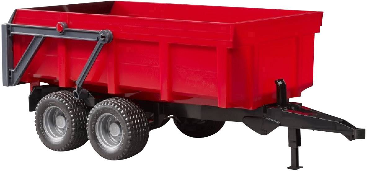 Bruder Wannenkippanhänger mit Automatikrückwand Fertigmodell Landwirtschafts Modell