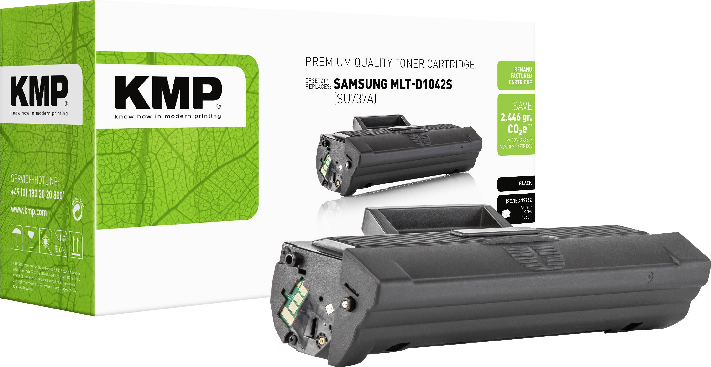 KMP Toner ersetzt Samsung MLT-D1042S Kompatibel Schwarz 1500 Seiten SA-T42