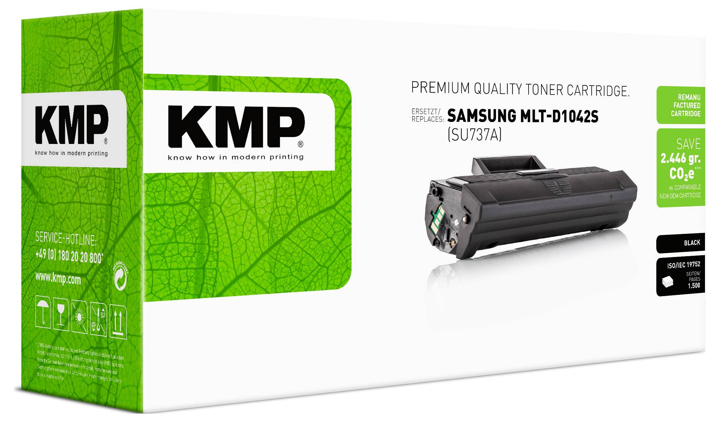 KMP Toner ersetzt Samsung MLT-D1042S Kompatibel Schwarz 1500 Seiten SA-T42