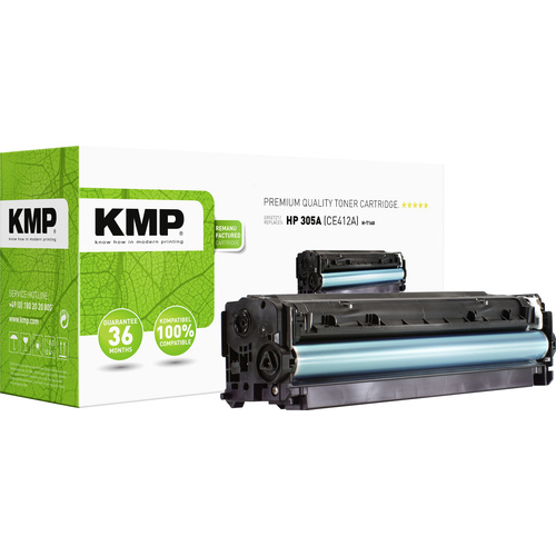 KMP H-T160 Tonerkassette ersetzt HP 305A, CE412A Gelb 3400 Seiten Kompatibel Toner