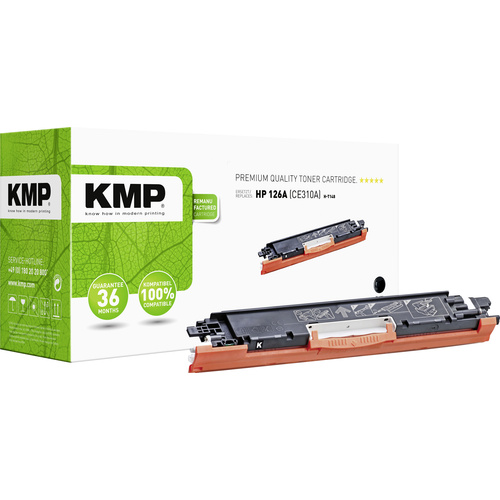 KMP H-T148 Tonerkassette ersetzt HP 126A, CE310A Schwarz 1200 Seiten Kompatibel Toner