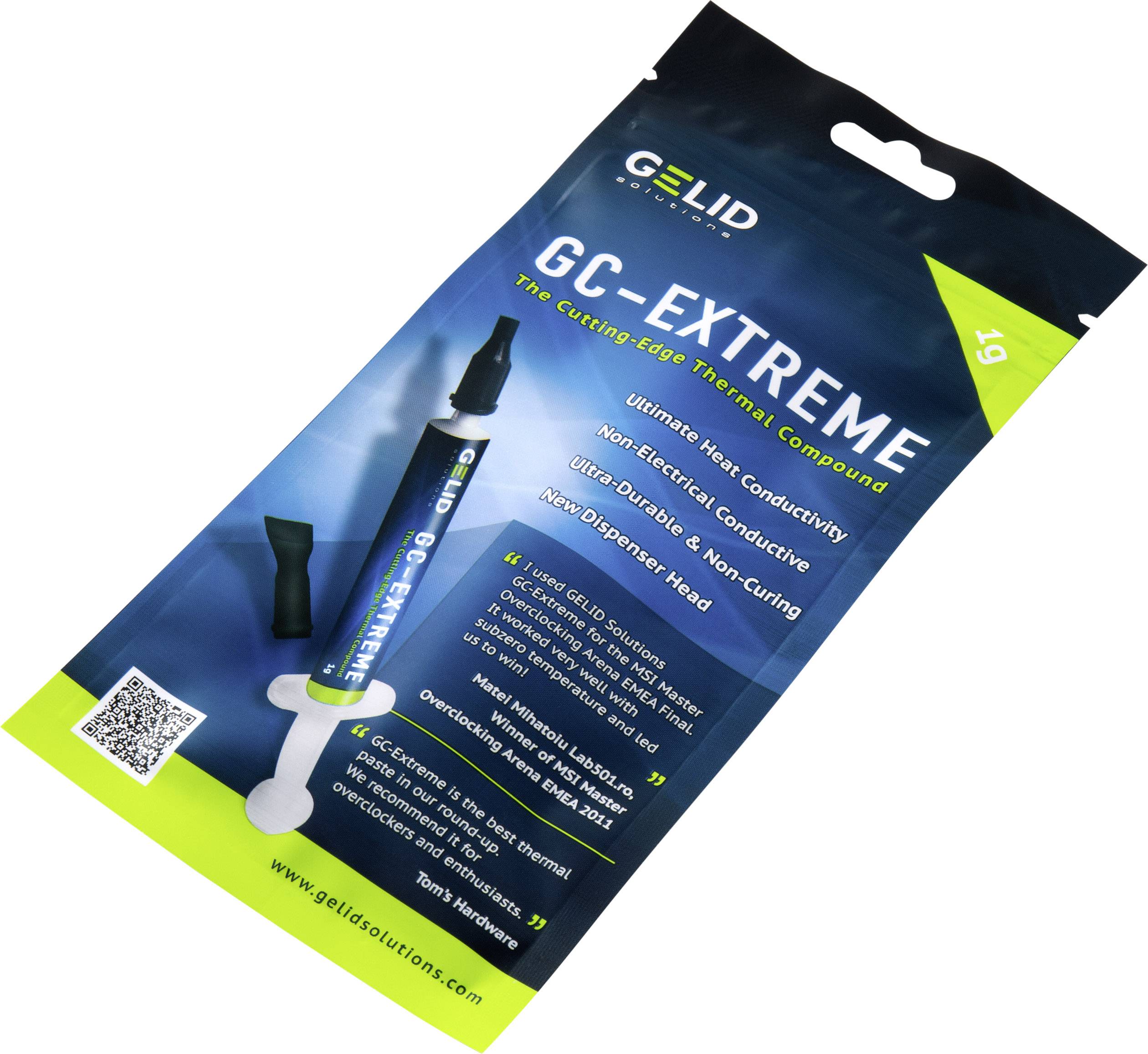 Gelid GC-Extreme Wärmeleitpaste 8.5 W/mK 1g Temperatur (max.): 110°C