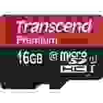 Transcend Premium microSDHC-Karte 16GB Class 10, UHS-I