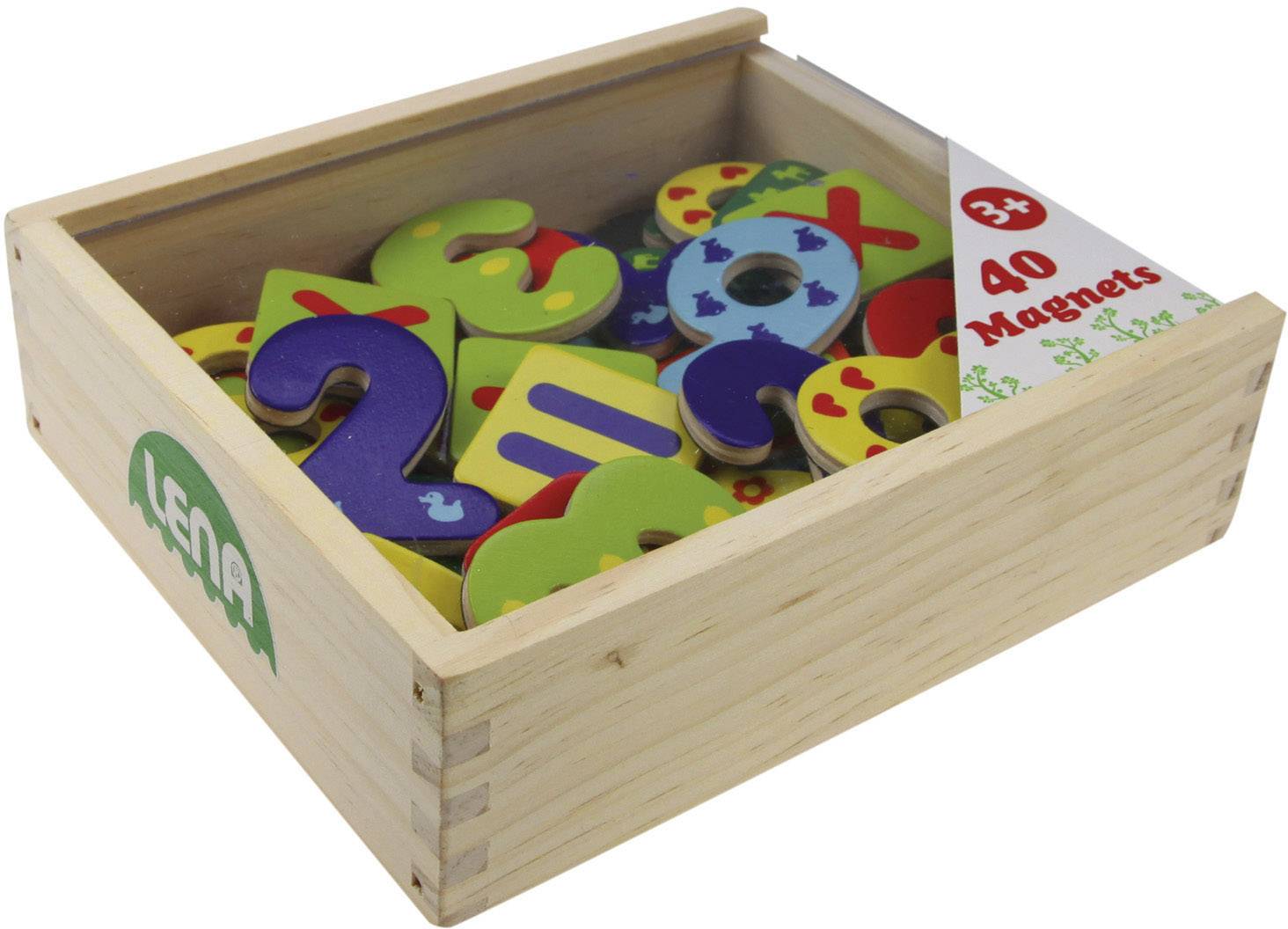 LENA Holz Magnet Zahlen 65824