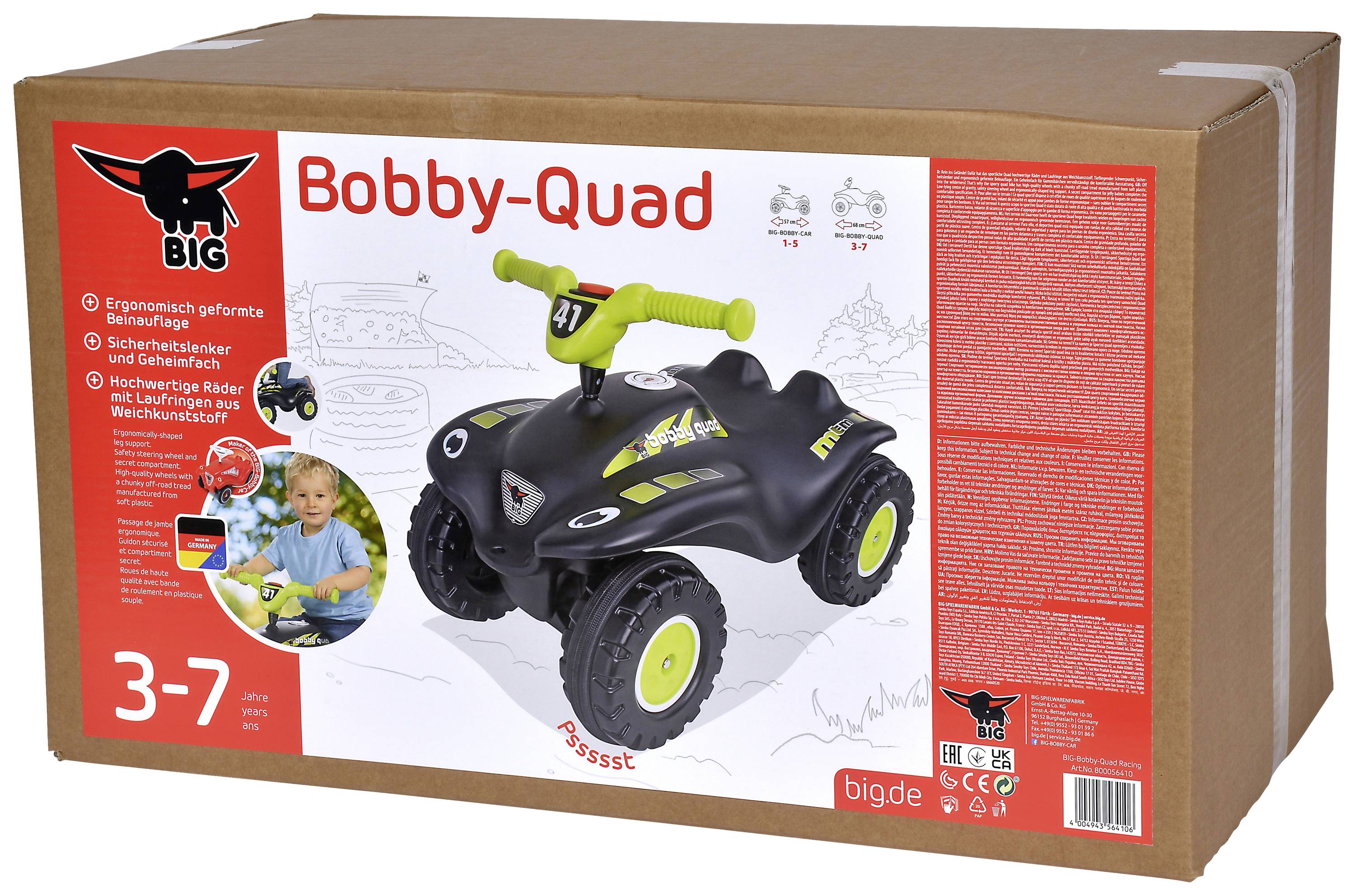 BIG Bobby Quad Racing Bobby-Car