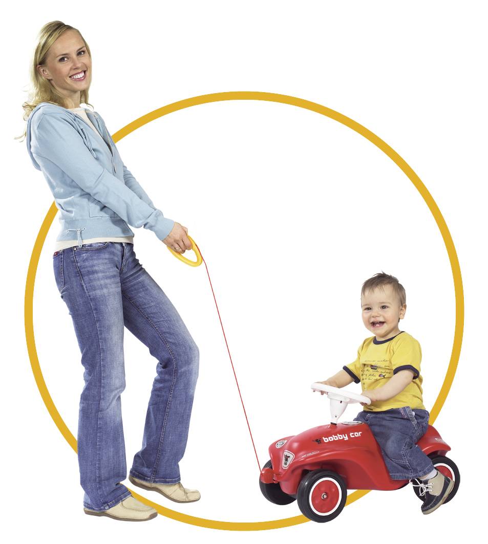 BIG Bobby Car Zugseil Orange, Rot