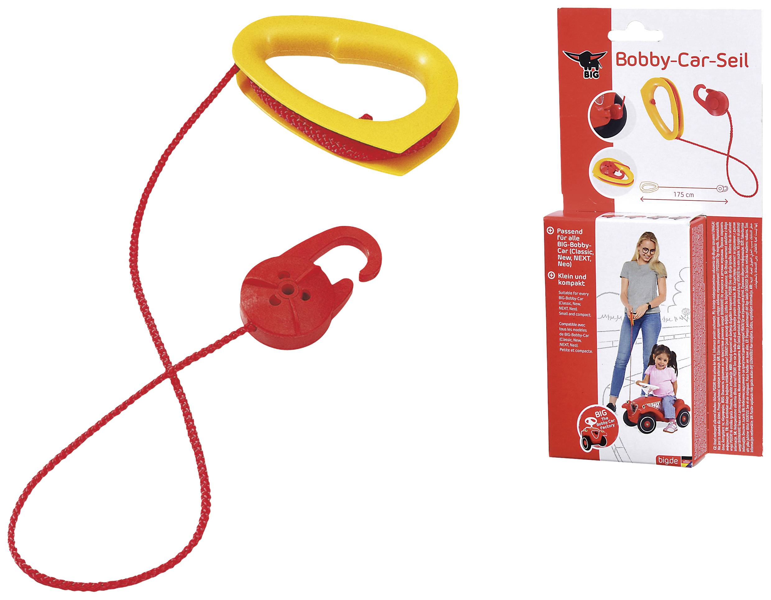 BIG Bobby Car Zugseil Orange, Rot