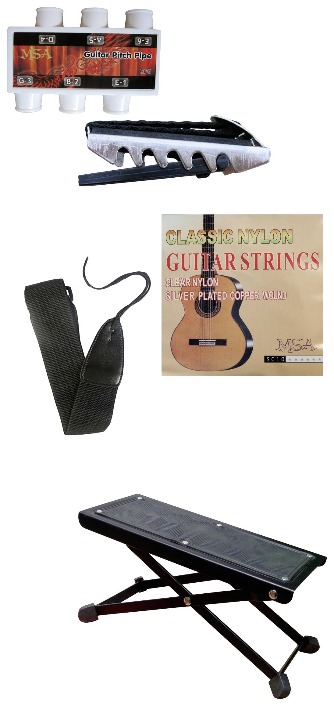 MSA Musikinstrumente C25 Konzertgitarren-Set 4/4 Sunburst inkl. Tasche