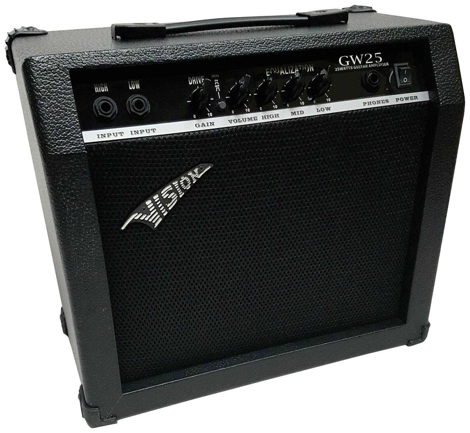 Vision Guitar GW25 E-Gitarrenverstärker Schwarz