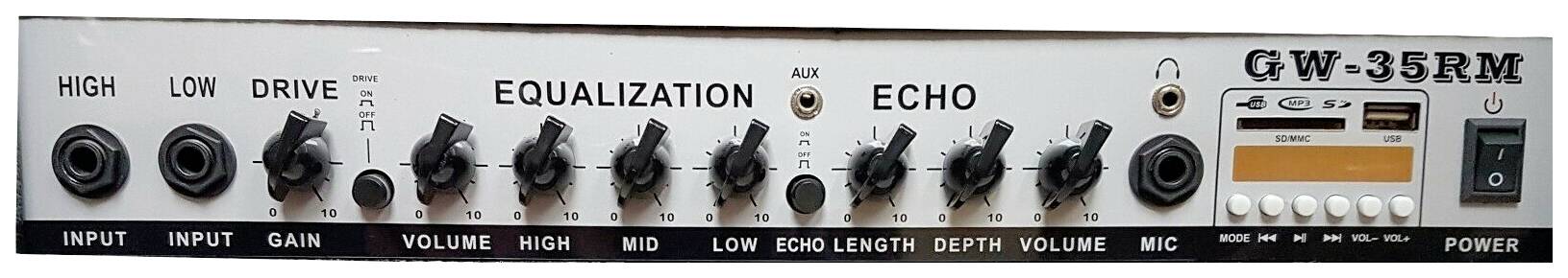 Vision Guitar GW-35RM E-Gitarrenverstärker Schwarz