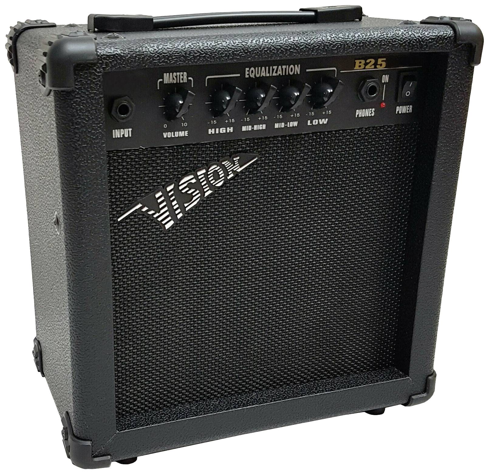 Vision Guitar B25 Bassverstärker Schwarz