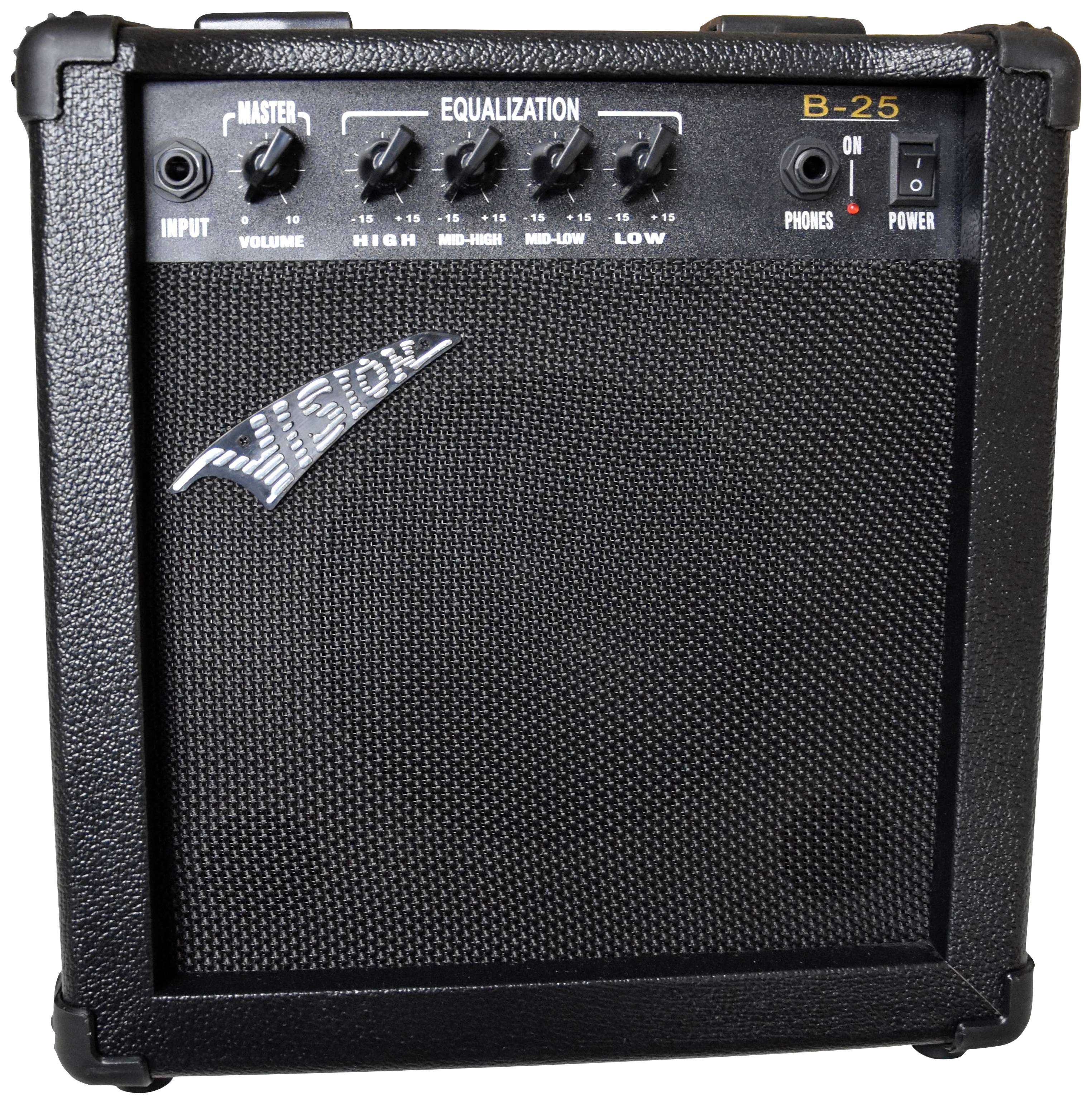 Vision Guitar B25 Bassverstärker Schwarz