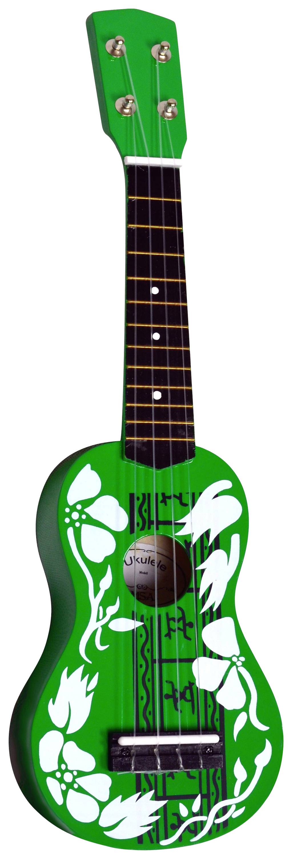 MSA Musikinstrumente UK 33 Ukulele Grün, Weiß