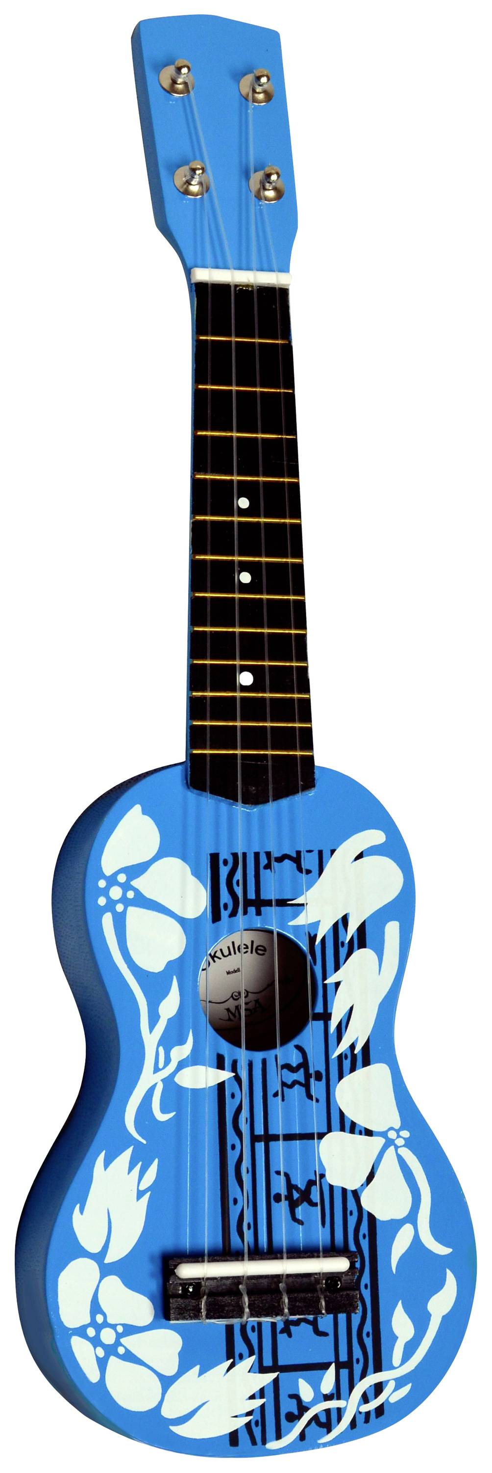MSA Musikinstrumente UK 34 Ukulele Blau, Weiß