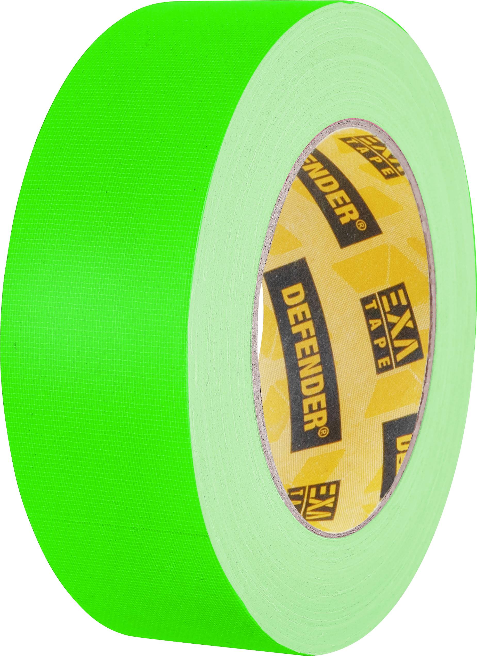 Adam Hall DEFENDER by Defender 58065NGRN Gewebeklebeband Neongrün (L x B) 25m x 38mm 1St.