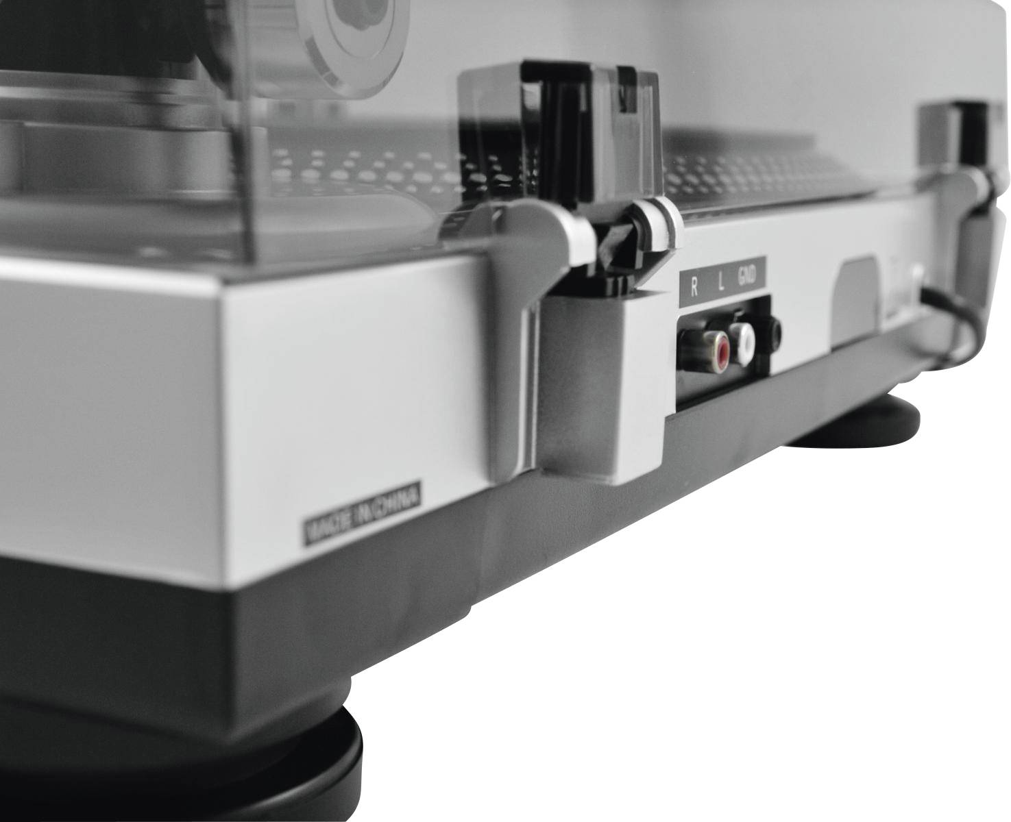 Omnitronic BD-1350 Plattenspieler Riemenantrieb Silber