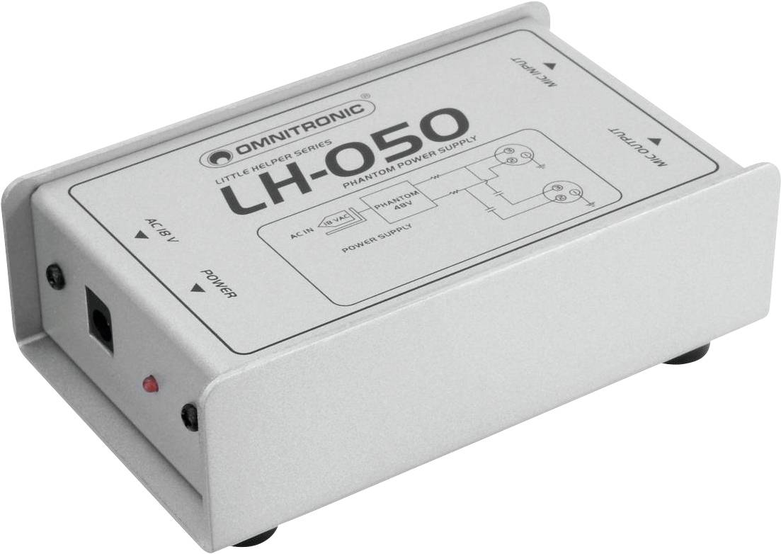Omnitronic LH-050 Phantom-Speiseadapter