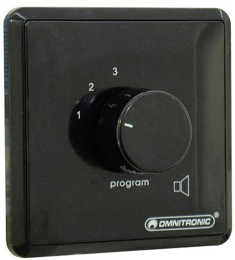 Omnitronic 80711222 Einbau ELA-Programmwähler Schwarz